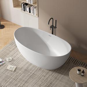 <span class=keywords><strong>Baignoire</strong></span> autoportante de luxe en pierre artificielle, ovale, moderne, pour hôtels, en surface solide - Product Image 6