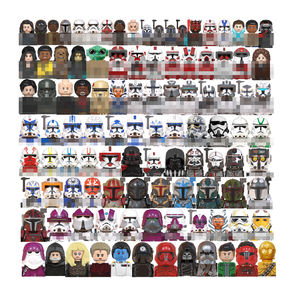 Bloques de Construcción de Soldados Rebeldes, Buzos del Desierto, Jawas, Leia, Han Solo, Ewoks, Chewbacca, Starkiller, Ladrillos Gamorreanos, Figuras de Juguete - Product Image 1