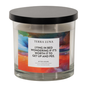 Candela Profumata Terra Luna After Hours 12 Oz Patchouli Legno di Cedro Vetiver - Product Image 1