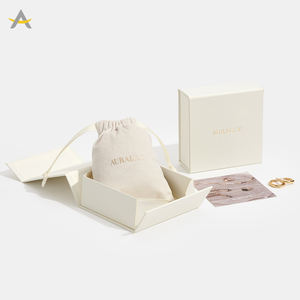 Cajas de Joyería Auralux con Logotipo Personalizado Impreso, Reciclables, Estilo Libro, para Pulseras, Anillos, Aretes y Collares - Product Image 2