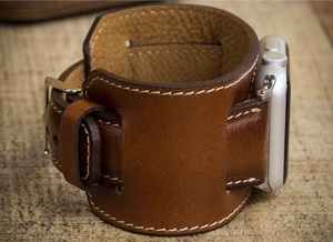 Style à carreaux pour montre bracelet en cuir boucle milanaise acier inoxydable pour taille 42mm 38mm MCR-0007 - Product Image 2