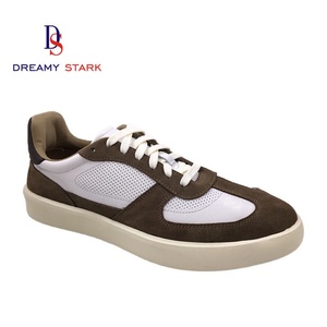 Baskets pour hommes en cuir véritable Dreamy Stark, faites à la main, respirantes, pour la marche, chaussures de mariage, personnalisables, légères, pour le bureau et la carrière - Product Image 2
