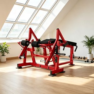 Machine à flexions latérales des jambes, équipement de salle de sport commercial, style Hammer Strength, pour l'entraînement des ischio-jambiers - Product Image 6