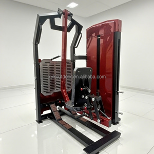 Máquina de <span class=keywords><strong>Prensa</strong></span> de Piernas con Placas de Acero de Uso Comercial Directo de Fábrica, Equipo de <span class=keywords><strong>Gimnasio</strong></span> para Sentadillas con Péndulo - Product Image 1