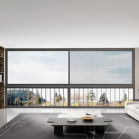 Ventanas de Aluminio OEM, Diseño Moderno Abatible, Ventana Corredera Moderna de Aluminio