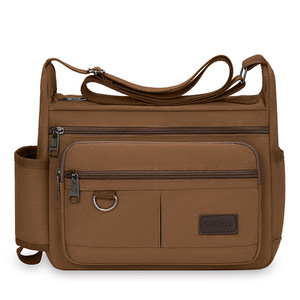 New Men's Casual <b>Canvas</b> Messenger <b>Bag</b> <b>Large</b> Capacity Fashionable Single Shoulder Business Crossbody <b>Bag</b> with Button for Summer - Product Image 3