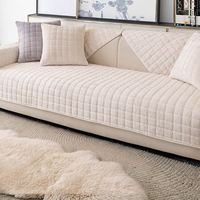 2025 Modern Sectional Slip cover Hochwertiges wasserdichtes Polyester gewebe Rutsch festes Kissen Geometric Plain Style Sofa bezug