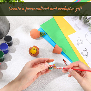 Pot en terre cuite sculpté à la main, vintage, rustique, idéal pour balcon, table, jardin, plantes d'intérieur et d'extérieur - Product Image 5