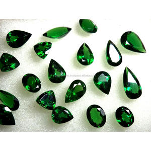 พลอยโกเมนธรรมชาติทรงกลมเหลี่ยมเพชรพลอยสีเขียวขนาด 10 มม. รูปทรงคละแบบ สำหรับทำเครื่องประดับ รับผลิตแบบ OEM - Product Image 5