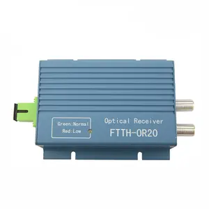 2 sorties CATV FTTH WDM RFOG Nœud Optique/Récepteur Optique