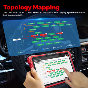 2025 nouveau Scanner OBD2 bidirectionnel Kingbolen K10 Elite avec carte topologique CANFD DOIP ECU Cdoing <span class=keywords><strong>Machine</strong></span> de diagnostic - Product Image 3