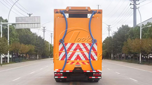 รถบรรทุกป้องกันแรงกระแทก Dongfeng 100K TMA พร้อมระบบไฮดรอลิกกันกระแทก สำหรับงานก่อสร้างบนถนน - Product Image 3