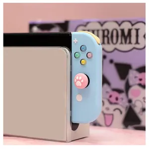 Transparent Crystal Colorful Button for Switch Abxy Keys Button <b>Controller</b> Left Right Transparent Crystal Colorful Button - Product Image 1