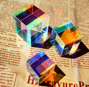 Prisme optique rectangulaire dichroïque Rehoboth Cross X-Cube en verre optique, combinateur et séparateur de lumière RGB pour expériences optiques, garantie 1 an - Product Image 5