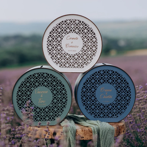 Boîte à cartes de mariage moderne Boho avec décor de fête en <span class=keywords><strong>bois</strong></span> imprimé floral et verre acrylique pour mariages et événements - Product Image 1