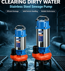 <span class=keywords><strong>Pompe</strong></span> submersible électrique pour eaux usées en acier inoxydable 304 anti-corrosion avec poignée de transport 2 HP Débit de 8 m³/h - Product Image 3
