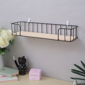 <b>Wall</b> <b>Mounted</b> Storage <b>Shelf</b> Rectangle Minimalist Design Hanging Basket For Dormitory Room Organization DS13459 - Product Image 5