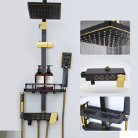 Kit de Douche Pluie et Spa en Gros pour Salle de Bain, Système de Douche Mural avec Mitigeur et Douchette à Main pour Hôtels, Villas et Projets Hôteliers