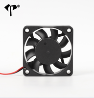 Ventilateur de refroidissement axial DC 6015 60x60x15mm 5V 12V 24V, mini ventilateur de ventilation sans balais à pales carrées en plastique avec roulement à billes/à bagues