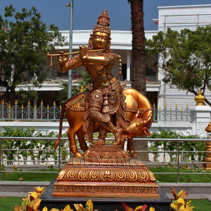 QUYANG Tùy Chỉnh Kích Thước Lớn Ngoài Trời Ấn Độ Tôn Giáo Đứng Chúa Shiva Tượng Đồng Khổng Lồ Hindu Thần Điêu Khắc - Product Image 5