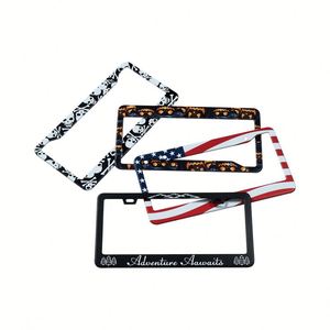 Portaplacas de Coche de Aluminio con Diseño Personalizado, Estilo Americano, Decorativo, con Impresión UV - Product Image 2