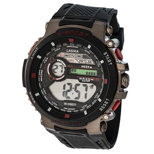 นาฬิกาข้อมือดิจิตอลสำหรับผู้ชาย <span class=keywords><strong>LASIKA</strong></span> รุ่น W-H9021 ตัวเรือนทรงเหลี่ยมขนาดใหญ่ กันน้ำ เหมาะสำหรับวิ่งและว่ายน้ำ พร้อมฟังก์ชั่นนาฬิกาปลุก - Product Image 2