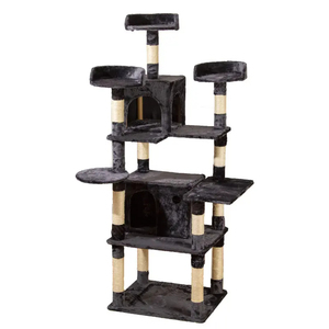 2024 New Eco-Friendly Wood & Sisal <b>Cat</b> Tree Toy House with Climbing and <b>Scratching</b> Features <b>for</b> <b>Cats</b> - Product Image 5