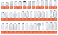 Prix de gros Nicro, boîtes en PET transparentes personnalisées avec couvercles pour jus, boissons, gâteaux, bouteilles, emballages en plastique