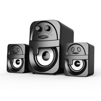 Sf112Bt Havit 5W+3W 3 pouces + 2 pouces Caisson de basses actif Pro Mini Audio Bt Haut-parleurs avec LED