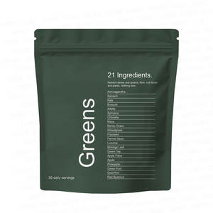 Sağlıklı bağırsakları, probiyotikler ve Spirulina korumak için Superfood yeşil toz, lif lisanslı günlük takviyesi. - Product Image 1