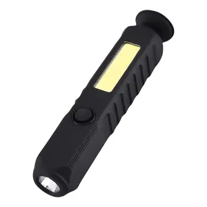 Lampe de travail en plastique ABS USB C aimant bandeau LED COB lumière rouge lampe de poche EDC d'urgence randonnée lampe frontale de travail torche