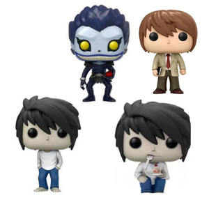 Anime Death Note <span class=keywords><strong>Ryuk</strong></span> & <span class=keywords><strong>L</strong></span> 10cm PVC Action Figures New Condition Model Toys avec Frozen Characters - Product Image 1