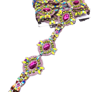 Vincy <span class=keywords><strong>Mas</strong></span>, Proveedor de Disfraces de Carnaval, Adornos de Diamantes Personalizados, Adornos de Resina con Pedrería Termoadhesiva para Disfraces de Carnaval, Tocados - Product Image 1