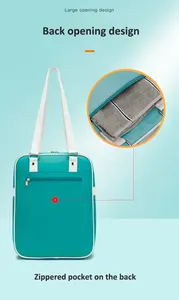 Tas selempang olahraga kustom berkelanjutan untuk raket Badminton bahan nilon tahan air dengan Logo kustom - Product Image 3