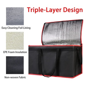 Bolsa Térmica Grande Personalizada 2025 de Aluminio Aislante con Asas Laterales Plegables, Reforzada, Resistente y Lavable - Product Image 3