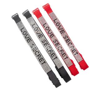 Sangles de soutien-gorge Hotfix en <span class=keywords><strong>strass</strong></span> de verre 3D transfrontalières Sangles de vêtement exposées détachables élastiques antidérapantes - Product Image 5