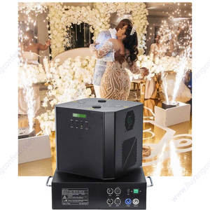 Acara Pesta Panggung FX Dekorasi Pernikahan Dj Sparkler Dual Kepala Rotasi Kembang Api Api Dingin Sparkuler Spin Dancing Spark Machine - Product Image 5