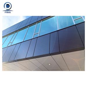 Mur rideau personnalisé à large champ de vision Mur rideau arrière en aluminium Mur rideau en verre fabriqué en usine - Product Image 5