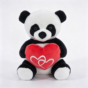Peluche de panda personalizado, peluche de panda, peluche de panda sosteniendo un corazón. - Product Image 5