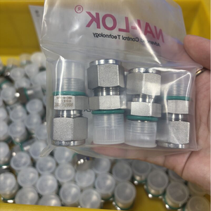 NAI LOK 316 <strong>SS</strong> 45 <strong>Degree</strong> Union Female Elbow 6mm Tube X 1/4 Female NPT Stainless Steel Compression Fitting for Instrumentation - Product Image 4