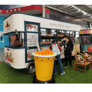 Trung Quốc Năng Lượng Mới Nhỏ Thực Phẩm Điện Xe Tải Trailer Bán Hàng Tự Động Thực Phẩm Hot Dog Donut Snack Cà Phê Panini Xe Tải Thực Phẩm Di Động Để Bán - Product Image 3