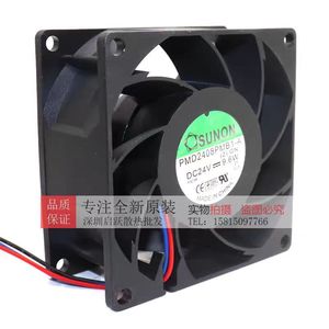 พัดลมแกน SUNON รุ่น PMD2408PMB1-A ขนาด 80x80x38 มม. 24V 9.6W พัดลมระบายความร้อนอุตสาหกรรมแรงลมสูง - Product Image 2