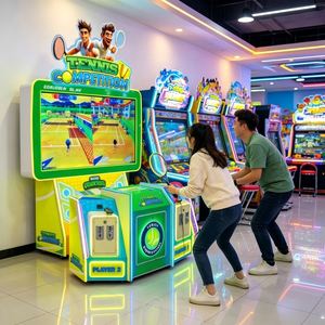 Équipement de divertissement électrique : Console de jeu de combat sportif pour deux joueurs, modèle Tennis Master d'intérieur, best-seller, du fabricant - Product Image 3