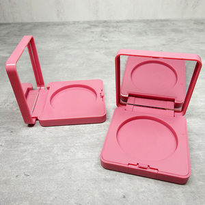 EHON Square ABS Plastic Cosmetic <b>Compact</b> Case YH-E595 5g Portable <b>Makeup</b> Packaging WIth Mirror - Product Image 3