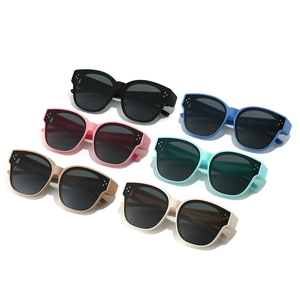 2025 protezione UV polarizzata per bambini montature ottiche rotonde <span class=keywords><strong>occhiali</strong></span> <span class=keywords><strong>da</strong></span> sole con decorazione per i ragazzi e le ragazze <span class=keywords><strong>occhiali</strong></span> parasole - Product Image 4