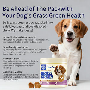 Perawatan rumput Formula kustom won-methionine + bantuan alami enzim yang disebabkan halaman hijau kunyah urin anjing untuk anjing - Product Image 1