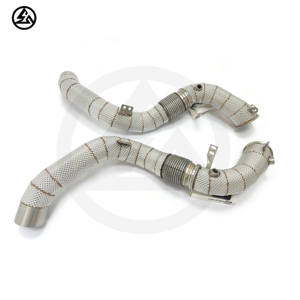 Mañana envío CSZ M5 F90 Downpipe para BMW M5 F90 S63 4,4 T Sport Downpipe con sistema de escape de protección térmica - Product Image 4