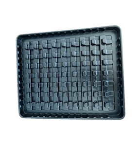 Blister Thermoformed Plastic Vacuum Form Black PS Disposable Electronic Insert Polypropylene Tray