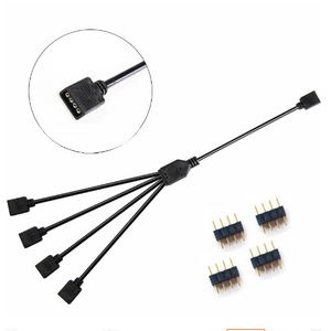 4针RGB电脑主板同步延长线5V ARGB <span class=keywords><strong>3</strong></span>针单点三库存电脑配件 - Product Image 3