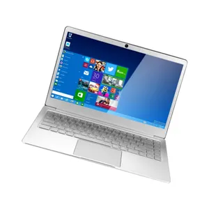Laptop portabel Model baru 2024 perak murah Intel 6 + 128G J4105 Laptop Netbook logam OEM Laptop anak-anak